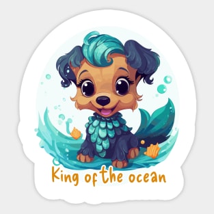 King of the ocean Sticker